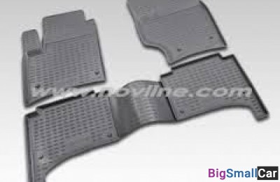 Коврики novline NLC5101211 резиновые серые